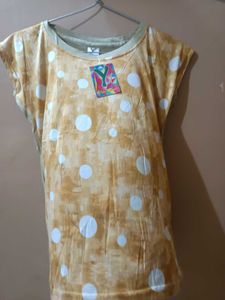 Yellow Polka Dot Top