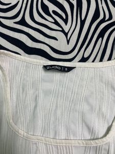 White Long Sleeve Top