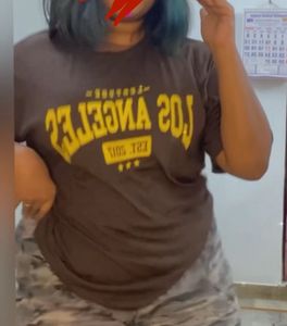 Brown Oversized T Shirt