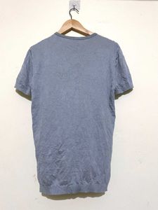 Sheer Should Textured Tshirt  A