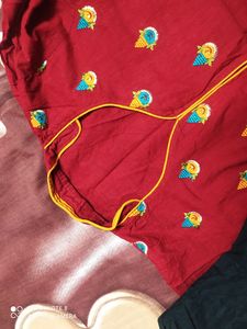Stitched Kurta Set With Dupatta And Salwar