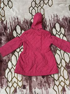 Pink Hooded Jacket
