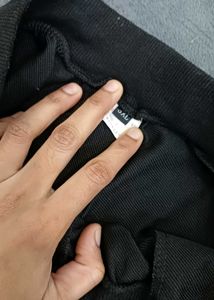 Queen Print Black Joggers..