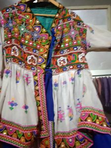 Blue  White Dhoti Kediyu