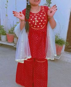 Women Kurti And Sharara Set 🌟💕💓