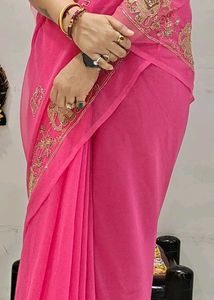 Elegant Pink Saree