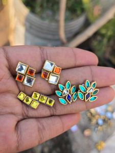 Colorful Kundan Earring Set if any 6