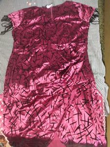 Pink Patterned Dress