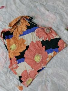 Blazer Style Crop Top For Girls