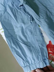 Blue Embroidered Blouse