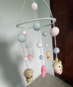 Handmade Crochet Baby Rattle