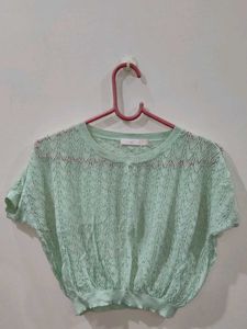 Mint Green Knit Top