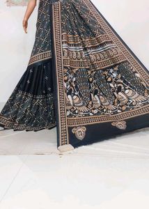 New Kantha Embroidery Saree with blouse piece