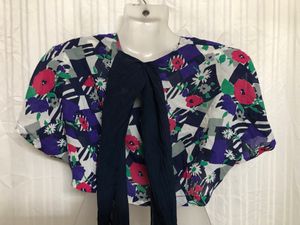 Sanhwan Multi Colour Crop Top