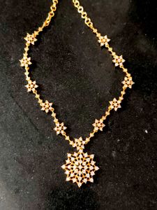 Snow Flake Gold Alike Chain