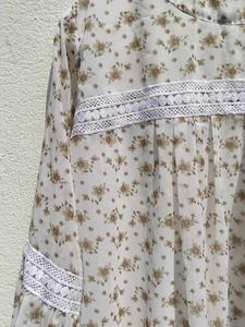 Floral Lace Trim Top