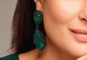 Emerald Drop Earrings