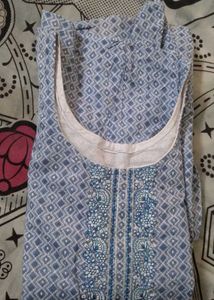 Blue Printed Kurta
