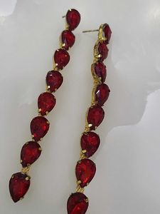 Red Dangle Earrings