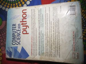 Computer Science With Python Class 11th