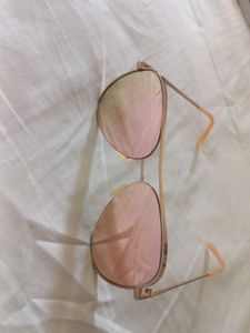 Rose Gold Celebrity Aviator Sunglasses