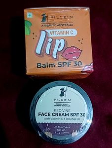Three Lipbalm &amp; One Mini Pilgrim Moisturizer