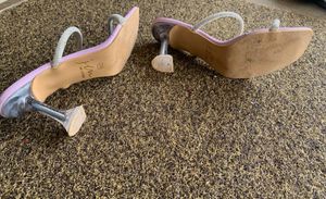 Lilac Heels with Rhinestones