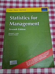 Statistics for Management - 7th Edition