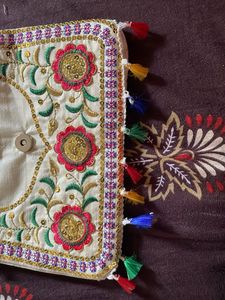 Embroidered Crossbody Bag