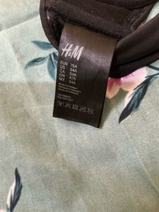 H&amp;m Black Bandeau Bikini Top