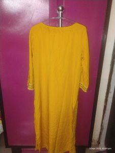 Yellow Colour Beautiful Kurta Plazo Dupatta Set😍
