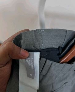 Gray Casual Pants