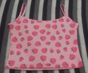 Strawberry Print Tank Top