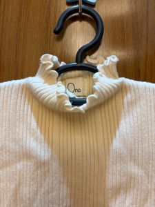 Ribbed Mock Neck Top