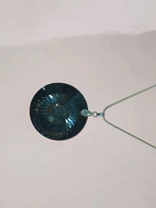 Black And Silver Crystal Necklace