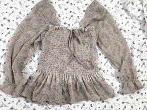 Floral Smocked Top