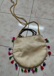 Ethnic Peacock Rajasthani Crossbody Bag