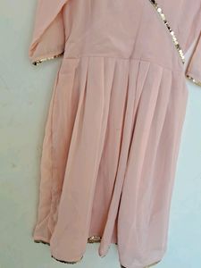Peach Kurti Or Frock
