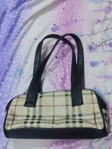 Checked Purse