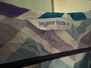 Colorful Chevron Print Kaftan