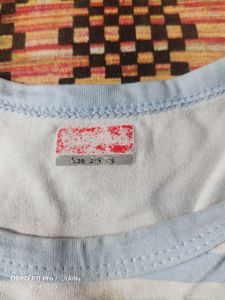 Baby Pure Cotton Banyan And Pant Set