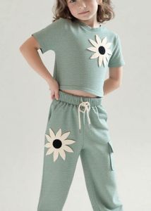 Imported Crush Fabric In Co Ord Set For Girls