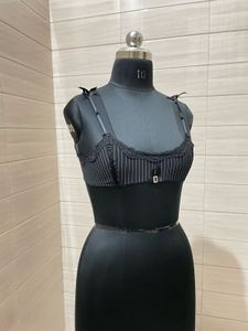 H&amp;M Vintage Striped Bralette Top