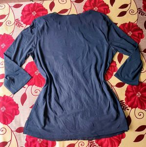 Embroidered Long Sleeve Top
