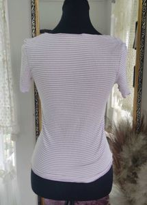 Cute Striped Crop Top