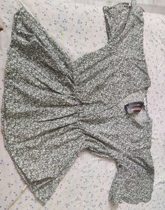 Beautiful Floral Green Top