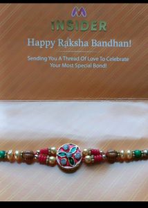 Stone Petaled Rakhi For Raksha Bandhan