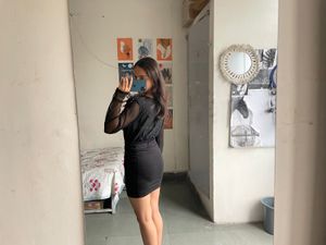 Elegant Black Embellished Top