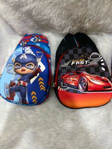 Kids Graphic Sling Bags - Iron Man &amp; Football