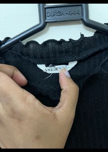 Black Crop Top